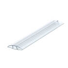 Perfil H De Emenda - 4/6mm - 6,00m - Cortado C/ 3m P/ Envio