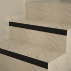 Perfil L Abas Desiguais PVC 1mx20mmx10mm Preto Fosco