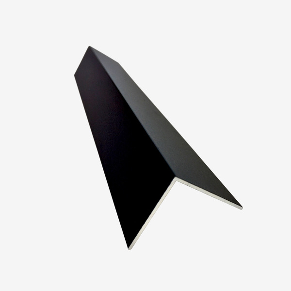 Perfil L Abas Iguais Alumínio 3mx19,05mmx19,05mm Preto Fosco