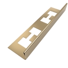 Perfil L Inox 304 Brilho, Bronze  L2mm X A12mm X C2m