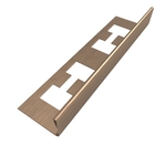 Perfil L Inox 304 Escovado, Bronze L2mm X A12mm X C2m