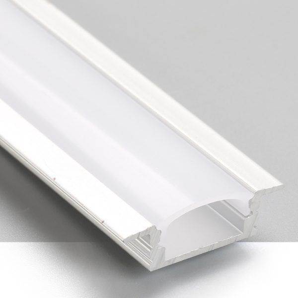 Perfil Led Embutir 2050/3 Branco 26x07mm – 3000mm