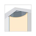 Perfil Led Sobrepor 1616/1 Branco  16x16mm – 1000mm