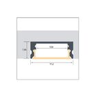 Perfil Led Sobrepor/embutir 2040/2 Branco 17x07mm – 2000mm