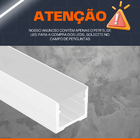 Perfil Led Sobrepor Ultra Slim Baby 7mm 2m Para Marcenaria Br