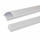 Perfil Linear De Sobrepor Em Alumínio Branco 1m C/ Trava Fix