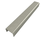 Perfil Listelo, U Aço 304 Esc Prata A9mm L15mm C3m
