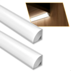 Perfil Para Canto De Sobrepor 2m Para Moveis Marcenaria Led A