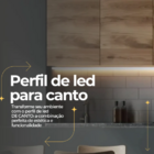 Perfil Para Canto De Sobrepor 2m Para Moveis Marcenaria Led B