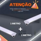 Perfil Para Canto De Sobrepor 2m Para Moveis Marcenaria Led P