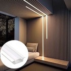 Perfil Para Fita De Led Embultir Slim 25x7mm Branco 2 Metros