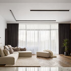 Perfil Para Fita Led Sobrepor 17x7x3000mm - Preto - Preto