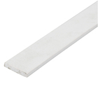 Perfil Plano PVC 1m x 17mm Branco Tecnoperfil