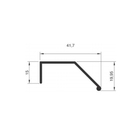 Perfil Puxador Slim Fosco 4010 3m - Rfc