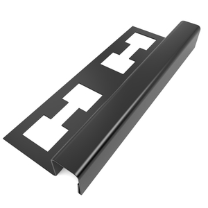 Foto de Perfil Quadrado, Aço Inox 304, Brilho, Preto - 10 X 12 X 2000