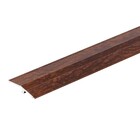 Perfil Redutor de Alumínio Nogueira 2m para Piso Laminado e Vinílico Artens