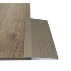 Perfil Redutor De Pisos Vinílico 3mm Barra 1.00ml - Fumê