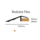 Perfil Redutor Metálico Flex Piso Laminado - Homeney - Champa