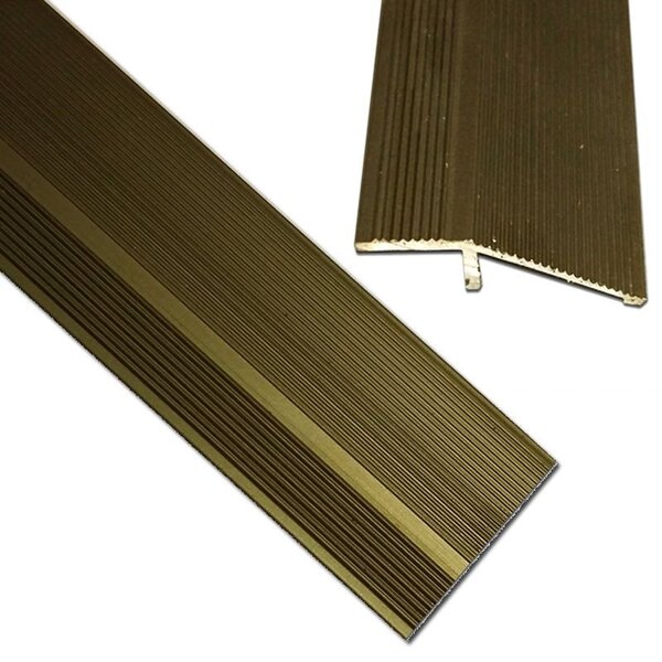 Perfil Redutor Metalico P/ Piso Laminado Barra 1.00ml - Champ