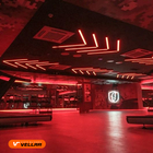 Perfil Seta De Led 50x50cm Sobrepor 35mm + Fita Vermelho + Fo