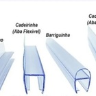 Perfil Silicone Vedação Vidro Cadeirinha H Aba Flexível 80cm