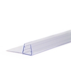 Perfil Silicone Vedação Vidro Rodinho F Aba Flexível 1,80m