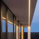 Perfil Slim Embutir 24 mm 17mm X 7mm, Preto Com Difusor Branc