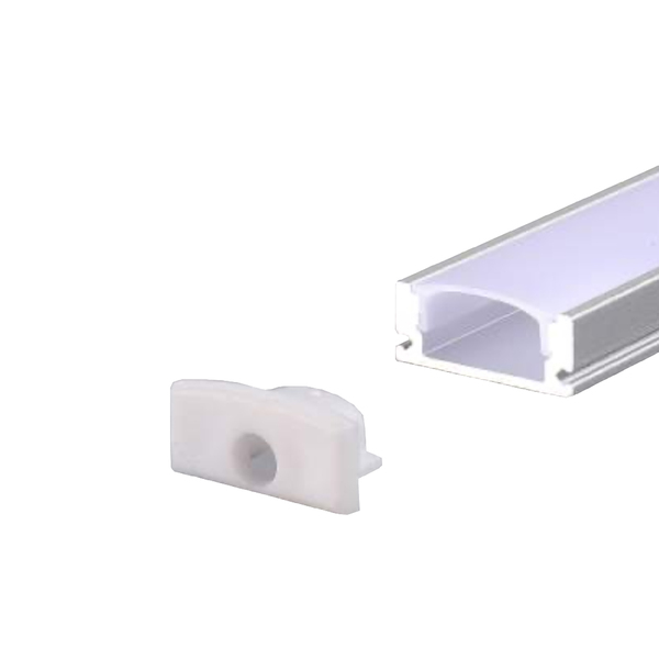 Perfil Slim Sobrepor Prata 2 Metros Fita Led Gaya