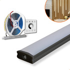 Perfil Sobrepor 17mm 2m + Fita 240 + Fonte + Controle Dimmer