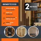 Perfil Sobrepor 17mm 2m + Fita 240 + Fonte + Controle Dimmer