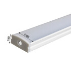 Perfil Sobrepor Alumínio Branco 17x7mm X 2 Metros Para Fita D