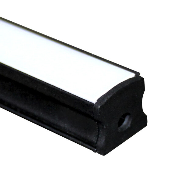 Perfil Sobrepor Alumínio Preto 17x14mm X 2 Metros Para Fita D