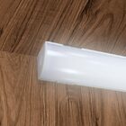 Perfil Sobrepor Canto Para Fita Led 1 Metro Branco Difusor Le