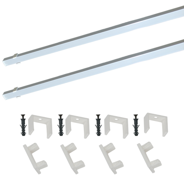 Perfil Sobrepor Led 18x14mm Branco 2x1m Aprire Ilunato