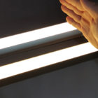 Perfil Sobrepor Led 36x40mm Branco 2x1m Appena Ilunato