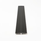 Perfil T de Alumínio Preto 3cmx2m para Piso Laminado e Vinílico Artens