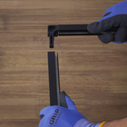 Perfil Tela Mosquiteira Reto Alumínio 3m x 20mm Preto Decal