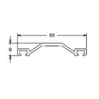 Perfil Trapézio Alumínio Natural - 6m