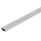 Perfil Tubo Retangular Alumínio 1m x 12,7mm Natural Decal