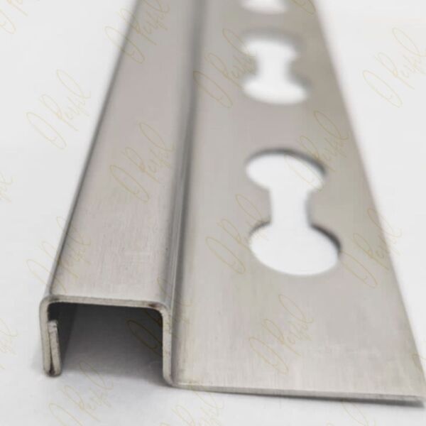 Perfil "u"- C/ Abas Polido - Aço 304 - 10  X 900 Mm