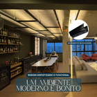 Perfilado Perfurado 38x38x1000mm #24 Cor Preta Seb Brasil