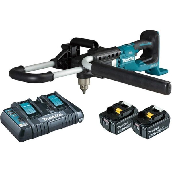 Perfurador De Solo À Bateria Makita Ddg460t2x9 18+18v Lxt – P