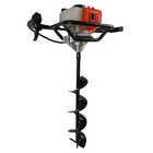 Perfurador De Solo A Gasolina Carbon Fak 52cc C/3 Brocas + Ex