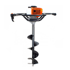 Perfurador De Solo Gasolina 52cc C/ 3 Brocas + Extensão 60cm