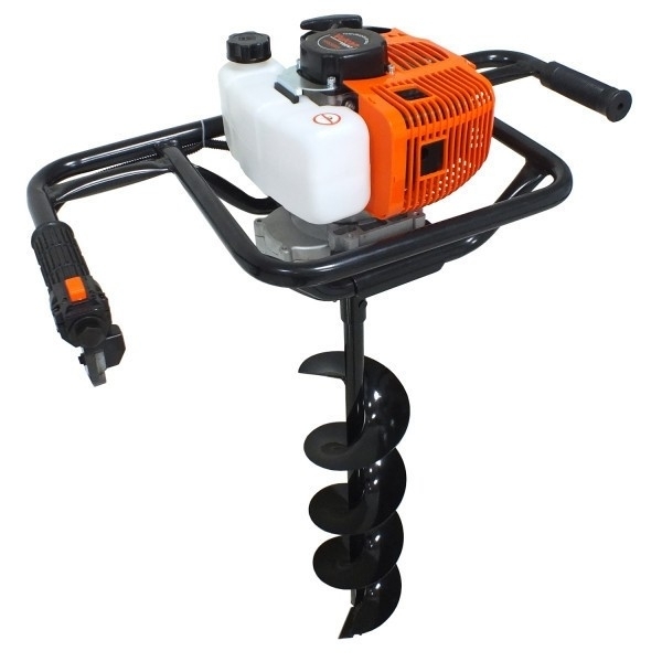 Perfurador De Solo Gasolina 52cc C/broca 80x10 + 80x15 + 80x30 +