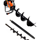 Perfurador De Solo Gasolina 52cc C/broca 80x20 + 80x30 + Exte