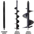 Perfurador Trado 65cc + Brocas 10 E 30cm + Extensão 100cm