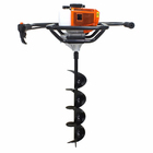 Perfurador Trado 65cc + Brocas 10 E 30cm + Extensão 100cm