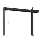 Pérgola  Bioclimático em Alumínio 250x319cm Cinza Clima Odyssea Naterial