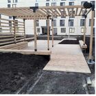 Pérgola Popsteel Club Dupla Fixa Com Teto Ripado Slim